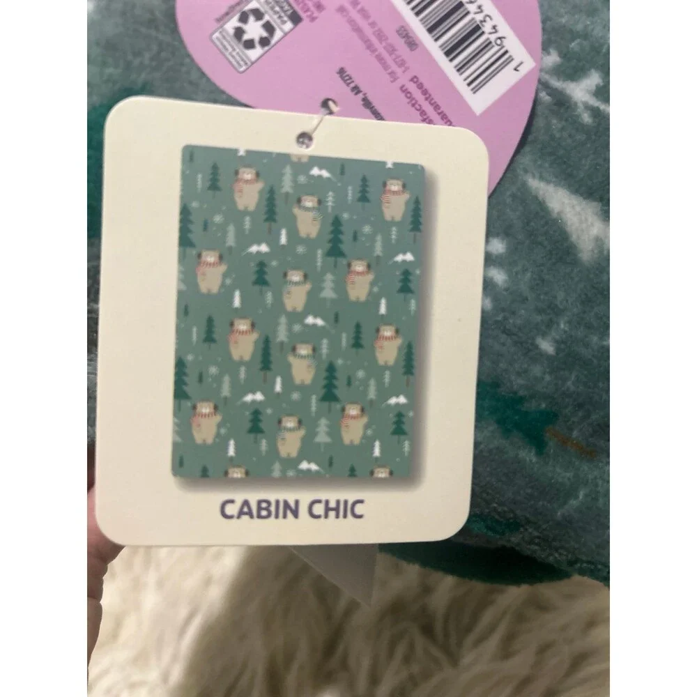 NEW with tag Parent's Choice Plush Baby Blanket - Cabin Chic